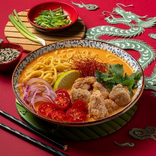 Карі лакса з куркою