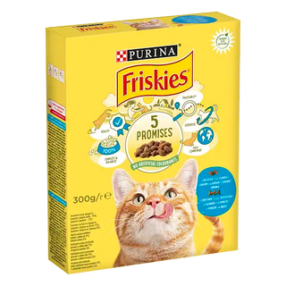 Friskies з лососем та овочами, 300г