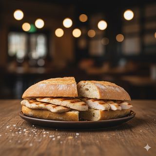 Bocadillo De Pollo Simple