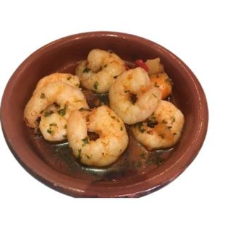 langostinos al ajillo