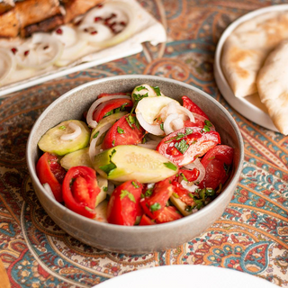 კიტრი პომიდვრის სალათა