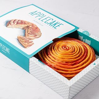 Applecake con compota en flor - CONGELADO