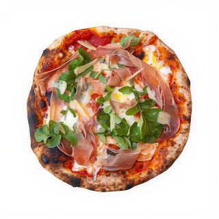Pizza prosciutto (familiar)