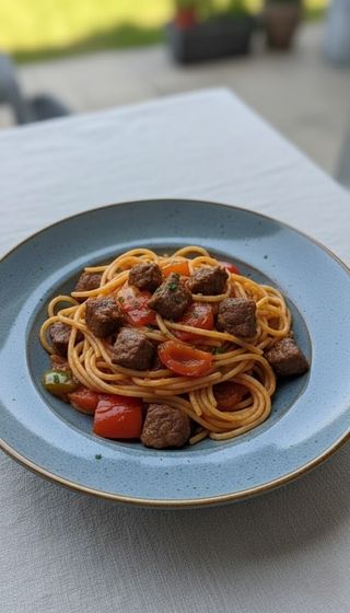 Spaghetti Au Foie
