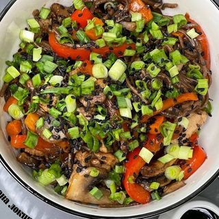 Гречана локшина з куркою