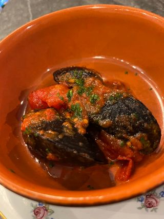 Cozze ripiene alla viareggina 