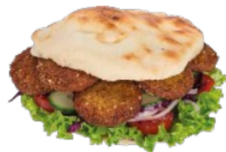 Panino falafel