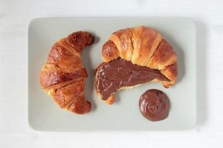 Croissant com Nutella