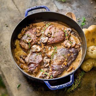 Beef with mushrooms