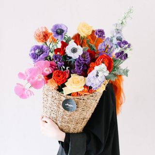 ყვავილების კალათა