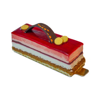 Tranche glacée framboise