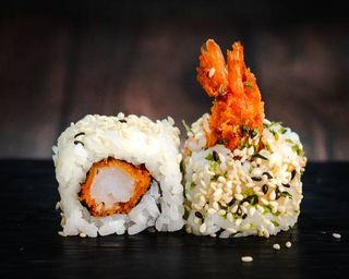 California Tempura Langostino (8 Piezas)