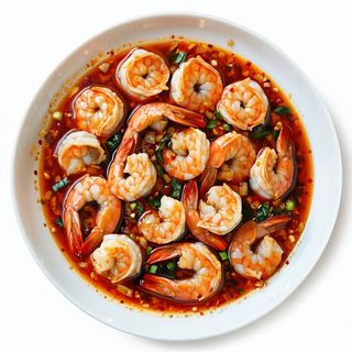 Gamberetti in salsa piccante