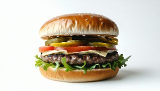 Classico burger - Angus americano, pomodoro e insalata