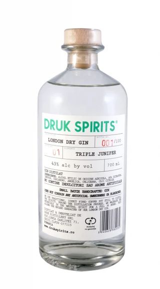 GinLondon Dry Imbuteliat 43% 700ml