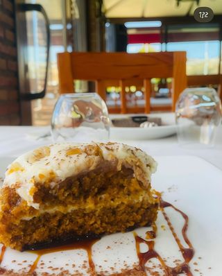Tarta de zanahoria (porción)