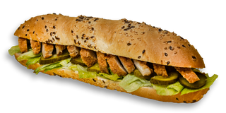 Baghetă cu snițel de pui