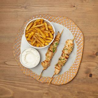 SHISH TAOUK CON PATATAS