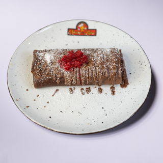 20. Čupava malina palačinka