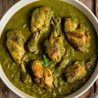 Green Masala Chicken 