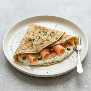 Crepe De Salmón