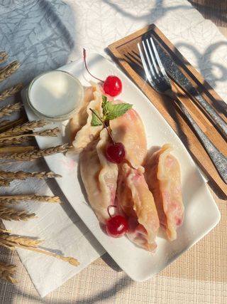 Вареники з вишнею