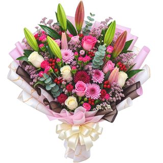 Blush Lily + Rose Serenade