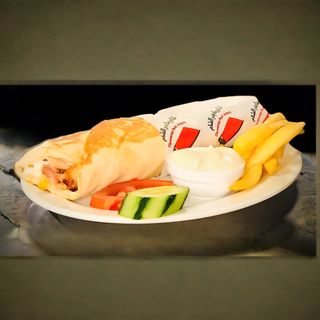 Sandwich Chawarma Poulet Fromage