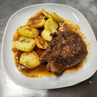 Carrillada de cerdo.