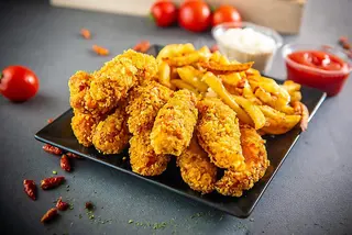 Spicy crispy strips 10 pieces