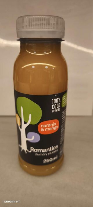 SUC MANGO TARONJA 100%COLD PRESSED
