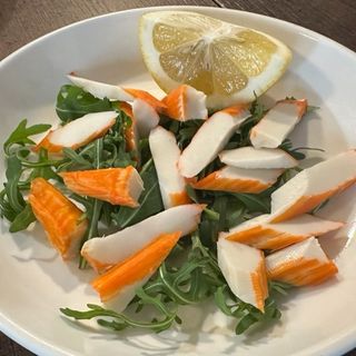 Polpa di granchio con rucola