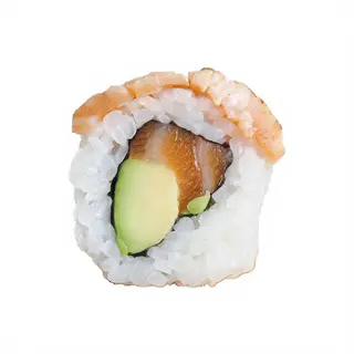 90. Aburi salmón roll (4 pzs.)