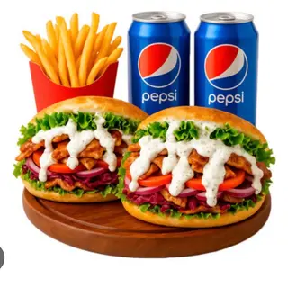 Menú Kebab (2 Uds.) Y Refrescos (2 Uds.)