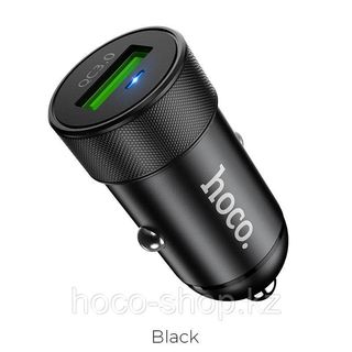 Зарядное устройство для телефона в авто Z32 Hoco, Black 