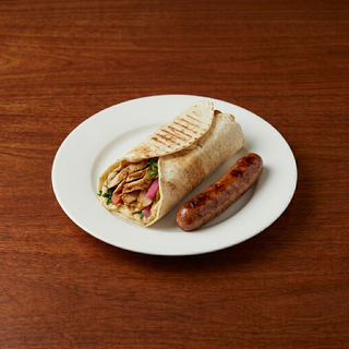 Chicken Shawarma with 1 Sausage