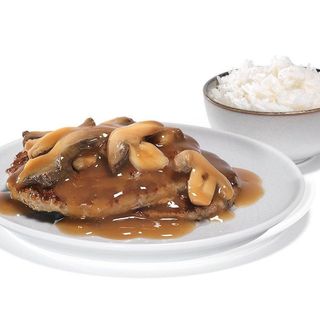  Burger Steak con Riso