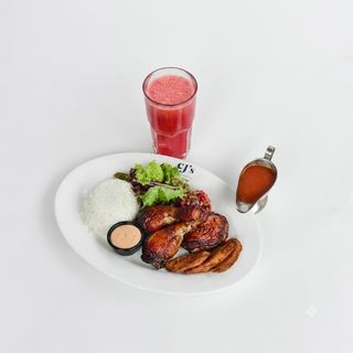 Caribbean Jerk Chicken Combo