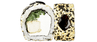 Рол Каліфорнія з курчам Теріякі (250г)