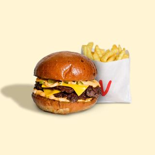 Spicy Double Cheeseburger