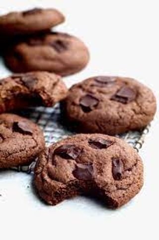 Double Dark Chocolate Chip Cookies