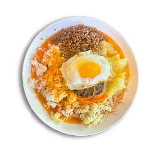 бифштекс с гарниром