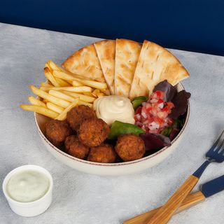 Pita BOWL de Albóndigas de Cordero