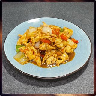 44. Pollo Al Wok Estilo Sichuan (Picante)
