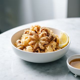 Tempura di moscardini