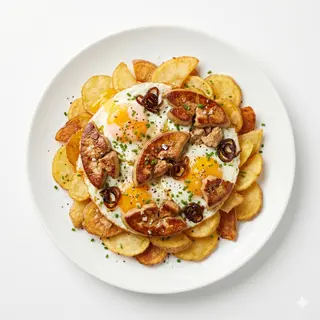 Huevos Rotos Con Foie