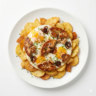 Huevos Rotos Con Foie