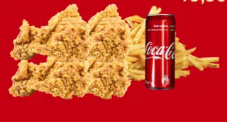 4 Chicken Piece + Chips + Drink