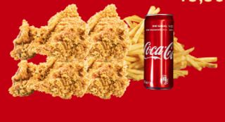 4 Chicken Piece + Chips + Drink