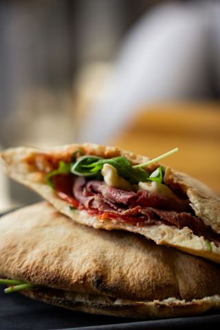 Сэндвич из печи с карбонатом